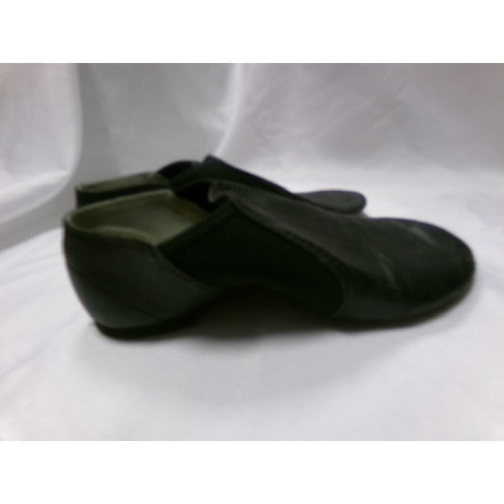 Dance Generic Jazz Shoe Youth 13 Black Leather Slip On